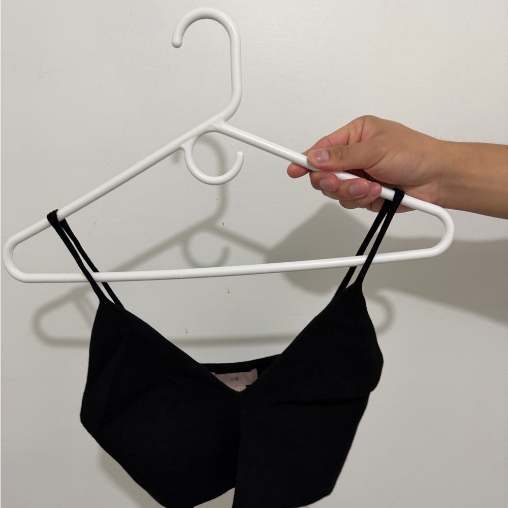 H&M Black Women's Knit Bralette